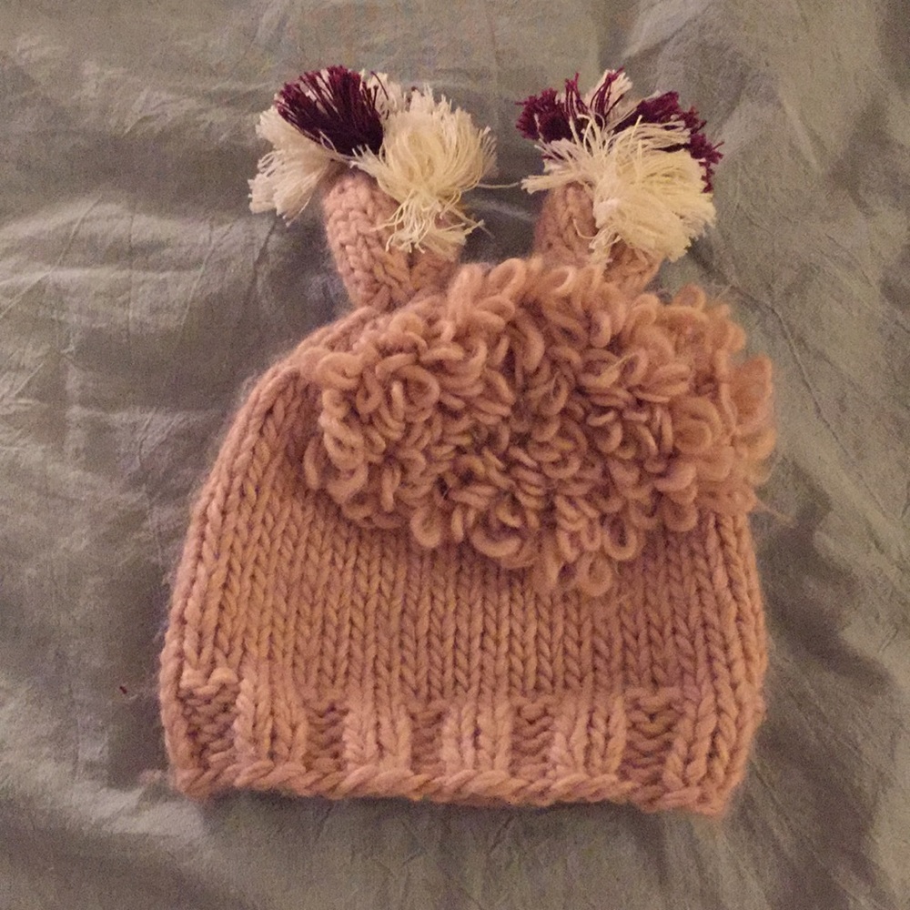 NWOT The Blueberry Hill knitted ear beanie (3-12m)